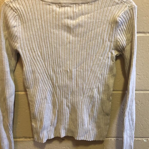 Pink rose ribbed top - Picture 2 of 3